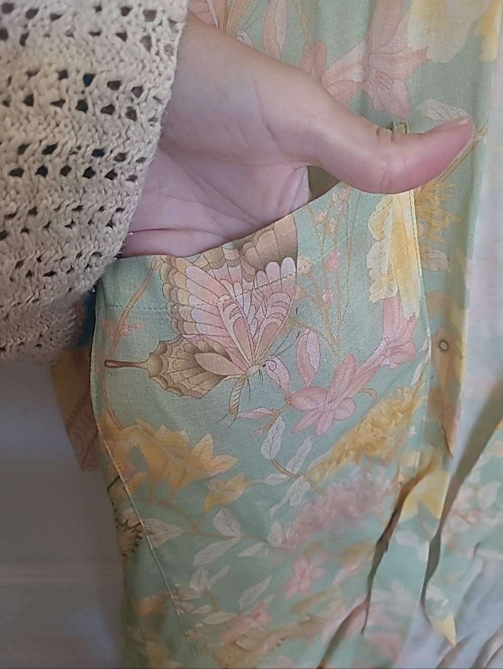 Spell Butterfly Robe; Size: S/M - Picture 7 of 12